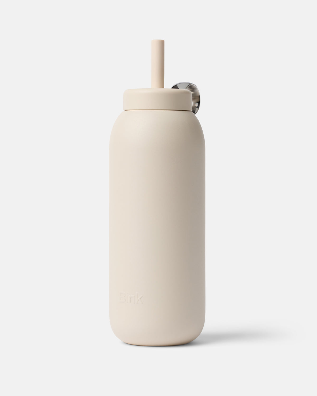 Stainless Straw Cap 32oz Almond